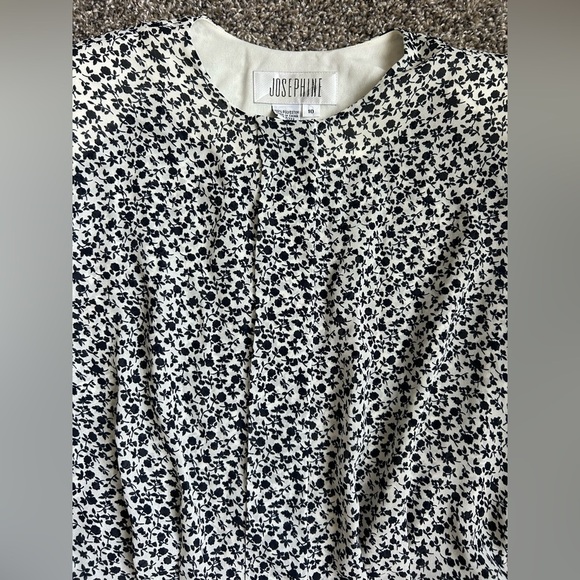 Josephine Vintage 80s Two Piece Floral Skirt Set Blouse size 10/Skirt Size 8 - Picture 6 of 16